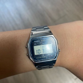 카시오(CASIO) A158WA-1 남여공용 메탈밴드 손목시계 후기
