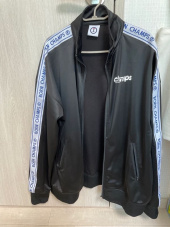 본챔스(BORN CHAMPS) 로고 져지 트랙탑 블랙 CERCMJK01BK 후기