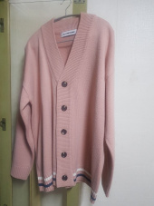 블론드나인(BLOND9) Two Lines Color Knit Cardigan 후기
