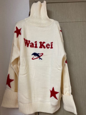 와이케이(WAIKEI) 별 터틀넥_그레이 후기
