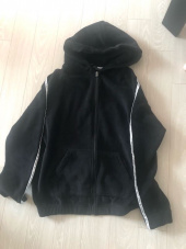 써치410(SEARCH410) UNISEX SEARCH SIDE TAPE FLEECE ZIP UP_WHITE 후기