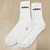 아디다스(ADIDAS) BS 크루삭스 3P - 화이트:블랙 / CF3388 후기