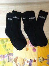 아디다스(ADIDAS) BS 크루삭스 3P - 화이트:블랙 / CF3388 후기