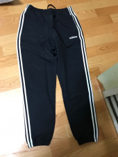 아디다스(ADIDAS) 에센셜 3S 윈드 팬츠 - 블랙:화이트 / DQ3100 후기