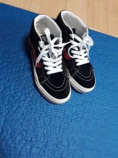 반스(VANS) 스케이트 미드 리이슈 - 블랙 / VN0A391F6BT1 후기