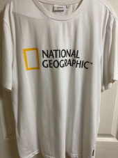 내셔널지오그래픽(NATIONALGEOGRAPHIC) N195UTS920 네오디 빅 로고 반팔 티셔츠 WHITE 후기