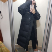 플리온(FLION) 레드라인 벨티드 롱 패딩 점퍼 후기