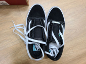반스(VANS) 컴피쿠시 올드스쿨 - (클래식) 블랙:트루 화이트/VN0A3WMAVNE1 후기