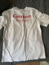 커버낫(COVERNAT) S/S LAYOUT LOGO TEE BLACK 후기