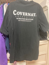 커버낫(COVERNAT) S/S LAYOUT LOGO TEE RED 후기