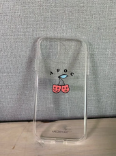 어피스오브케이크(APOC) Cherry Bear Phone Case_Clear 후기