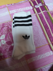 아디다스(ADIDAS) 미드컷 크루 삭스 3P - 화이트:블랙 / DX9091 후기