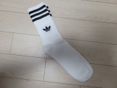 아디다스(ADIDAS) 미드컷 크루 삭스 3P - 화이트:블랙 / DX9091 후기
