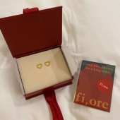 피오레(FIORE) lace frame heart earring 후기