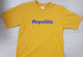 로얄라이프(ROYALLIFE) RL001 오리지널 로고 반팔티 블랙 후기