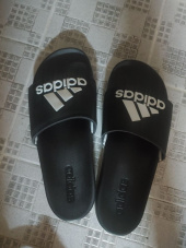 아디다스(ADIDAS) 아딜렛 컴포트 - 블랙:화이트:블랙 /CG3427 후기