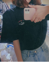 커버낫(COVERNAT) S/S WHALE GRAPHIC TEE BLACK 후기