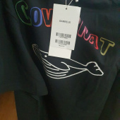 커버낫(COVERNAT) S/S WHALE GRAPHIC TEE BLACK 후기