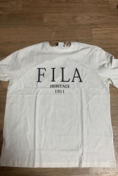 휠라(FILA) 헤리티지 세리프 로고 루즈핏 반팔티 (FE2RSC5303XGBL) 후기