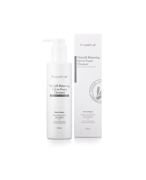 PHARMTREE Vital Low pH Gel-to-Foam Cleanser
