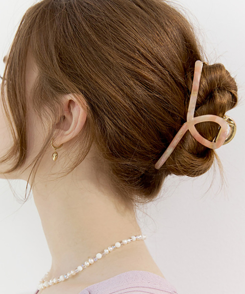 S'SECONDO - Marvel Twist Hair Clip_Orange blossom