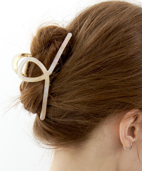 Marvel Twist Hair Clip_Moonlit White
