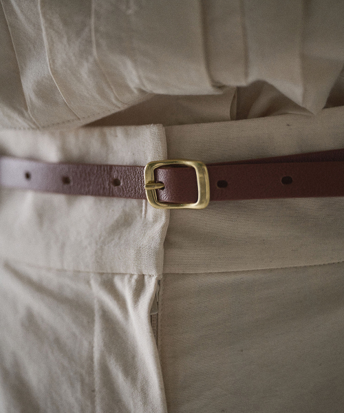 YURT - BASIC SLIM BELT_BR