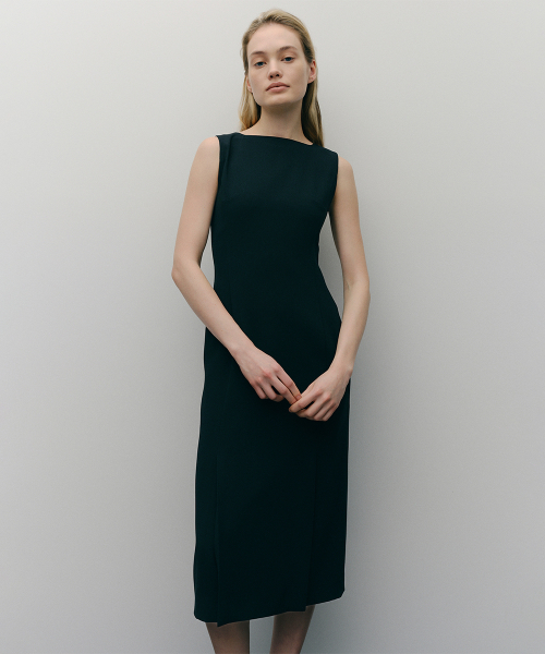 EAAH - SLEEVELESS DRESS (BLACK)