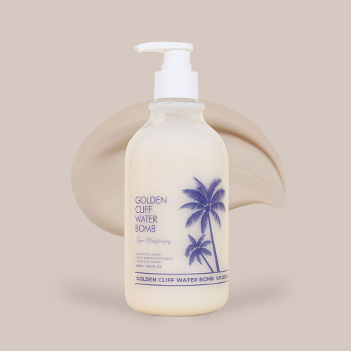 GOLDENCLIFF Waterbomb Golden Cliff Moisturizing Tanning Lotion Tanning-Specific Body Lotion 500ml