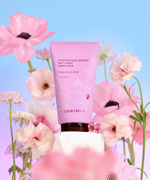 LOGiN FOREST Overflow Seoul Bouquet Salty Sweet Sauna Scrub 200g