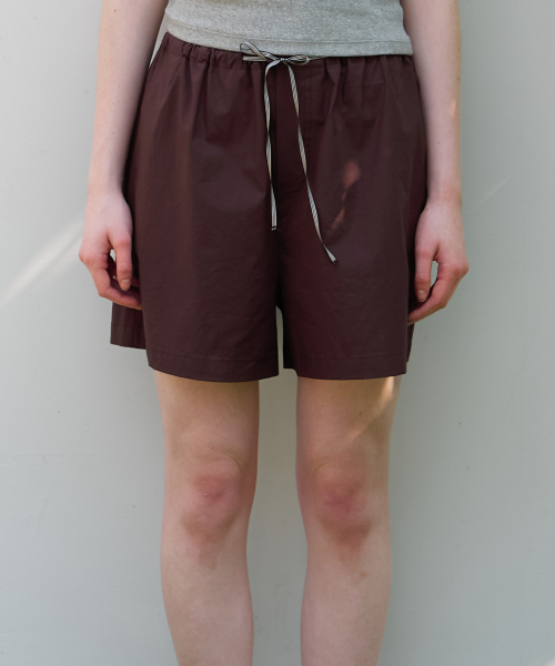 Cotton Boxer Shorts (Brown)