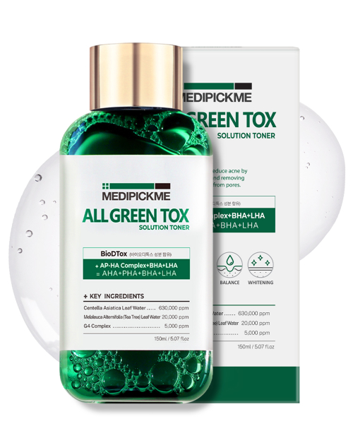 MEDIPICKME All Green Tox Solution Cica Pore & Barrier Improvement Toner 150ml