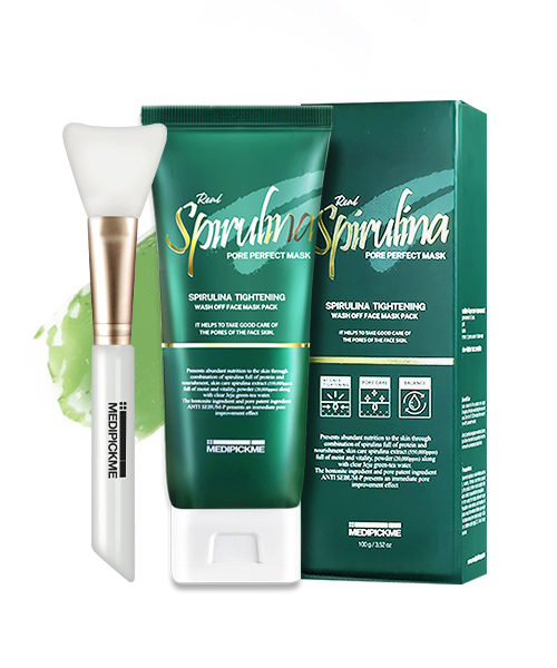 MEDIPICKME Real Spirulina Pore Perfect Pore & Soothing Mask Pack 100g