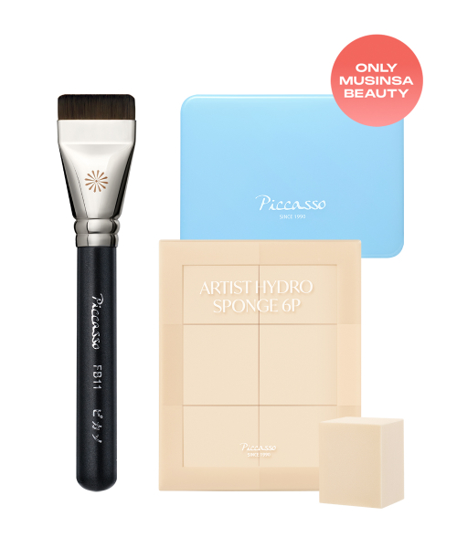 FB11 Spatula Brush + Hydro Sponge 6P (+ Multi Case Blue)