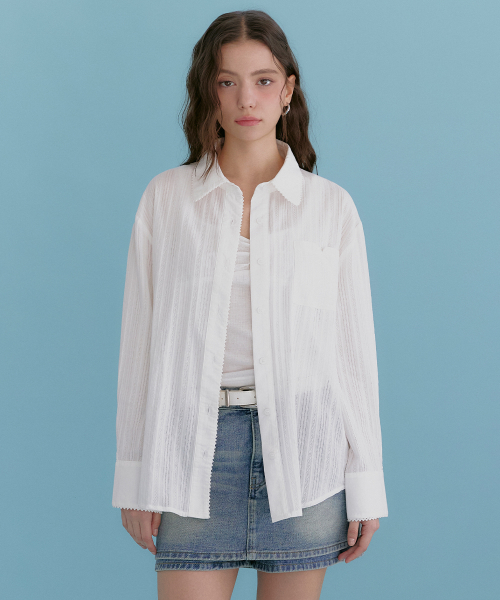 Cordelia Lace-Collar Detail Shirt
