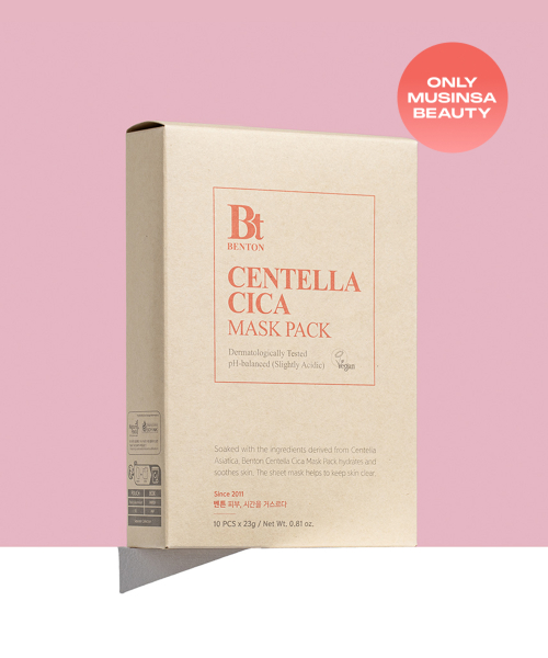 BENTON Centella Cica Mask Pack 23g 10 sheets