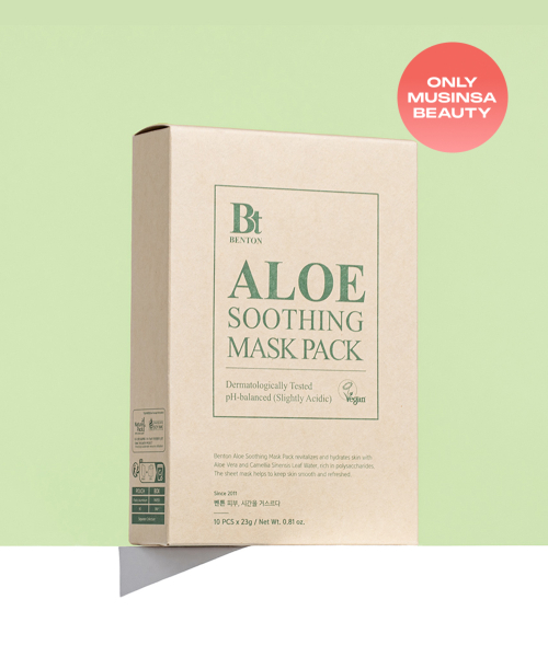 BENTON Aloe Soothing Mask Pack 23g 10 sheets