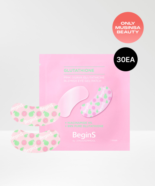 BEGINS [30SET] Pink Guava Glutathione Spot Eye Gel Patch (1 pair * 30 sheets) (G)