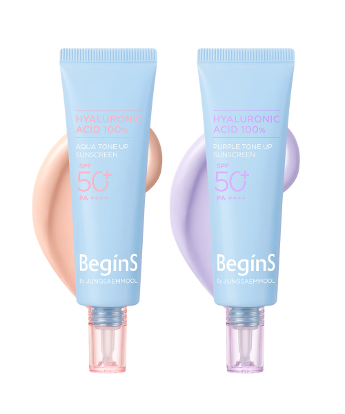 BEGINS Blue Chamomile Hyaluronic Acid Moisture/Purple Tone-Up Sunscreen 50ml (G)