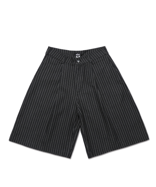 Pinstripe Bermuda Shorts