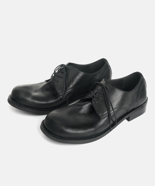 Hide Cowhide Comfort Derby 4cm (CR0103BK)