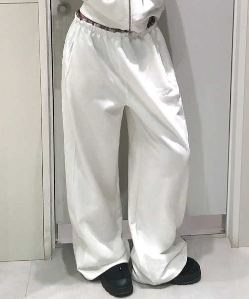 Checked Double Color-Block Pants, 3 Colors