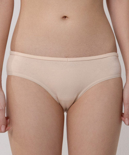 CYCLEAN - Daily Women's Cotton Panties Triangle (Beige)
