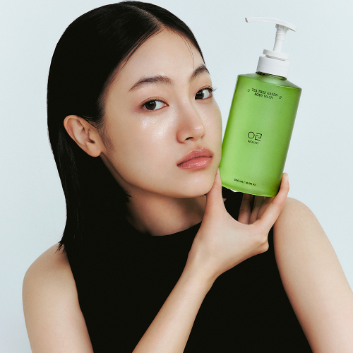 WOLLYO - [SET] Tea Tree Green Trouble Care Body Wash 500ml + Body Mist 200ml