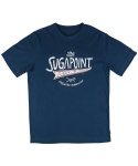 슈가포인트(SUGAPOINT) [슈가포인트] 남녀공용 그래픽 티셔츠  ford-d.blue
