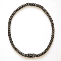 섹스토(SEXTO) [Handmade]Modern Chain Necklace X3 Black