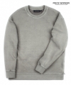 Vintage sweat shirt side zipper - khaki Grey