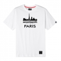 세븐틴스(SEVENTEENTH) 시티 파리 반팔 티셔츠 화이트