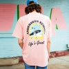 UNISEX Surfer T-shirt atb071(Pink)