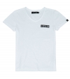 티오티엠 박스 로고 브이넥 티셔츠 _화이트 (TOTM Box Logo V-Neck T-Shirt _White)